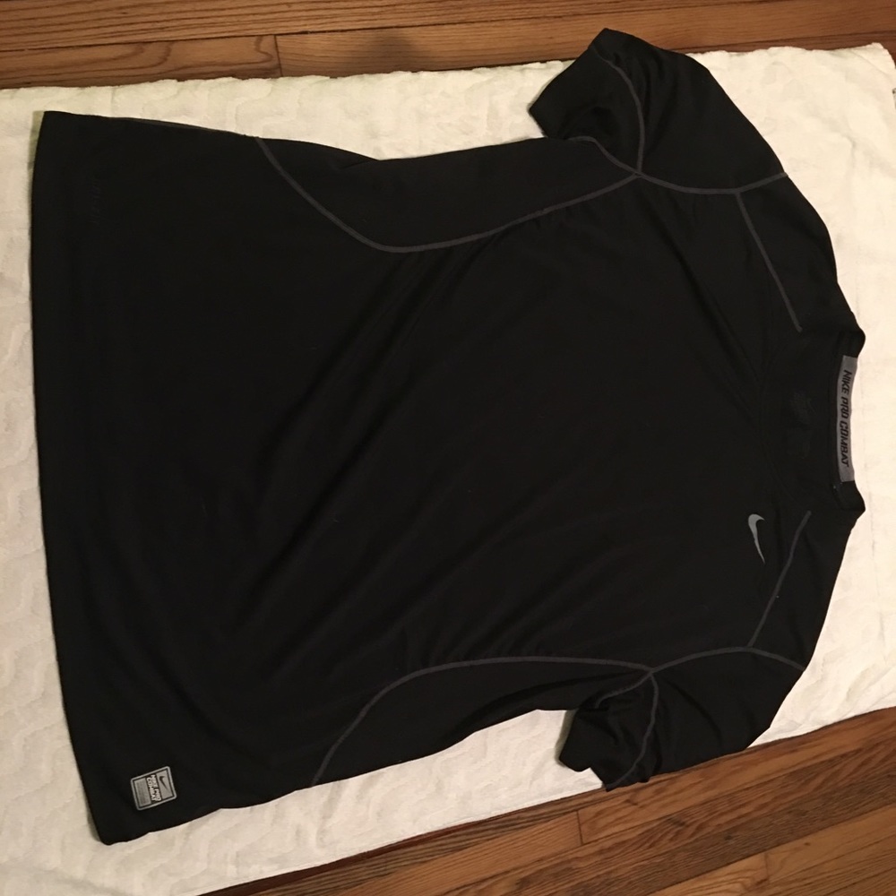 Nike Pro Combat Fitted mens Dri-Fit Black t-shirt